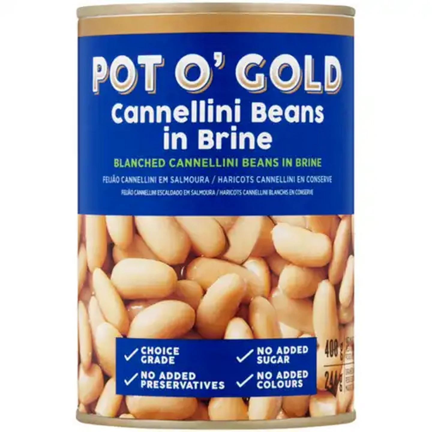 Image of Pot O' Gold Cannellini Beans in Brine 400g