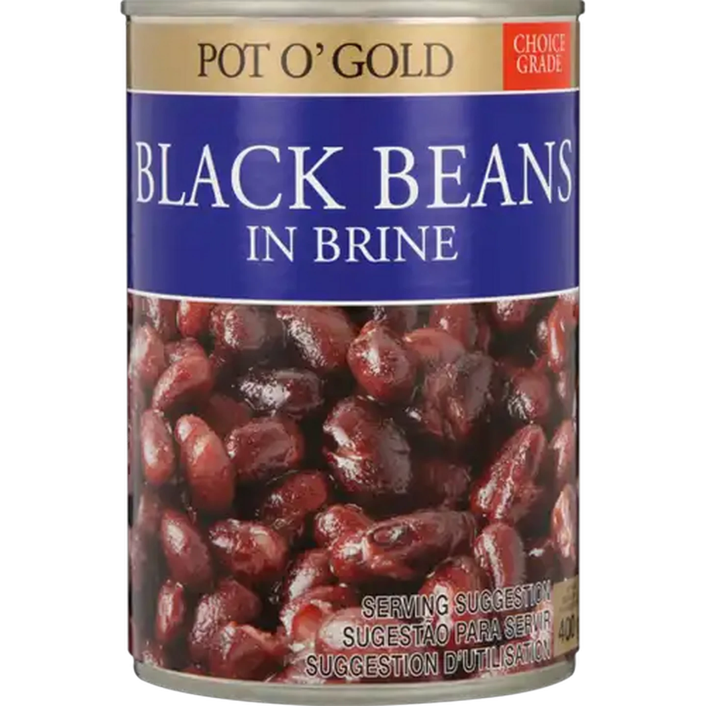 Image of Pot O' Gold Black Beans In Brine 400g