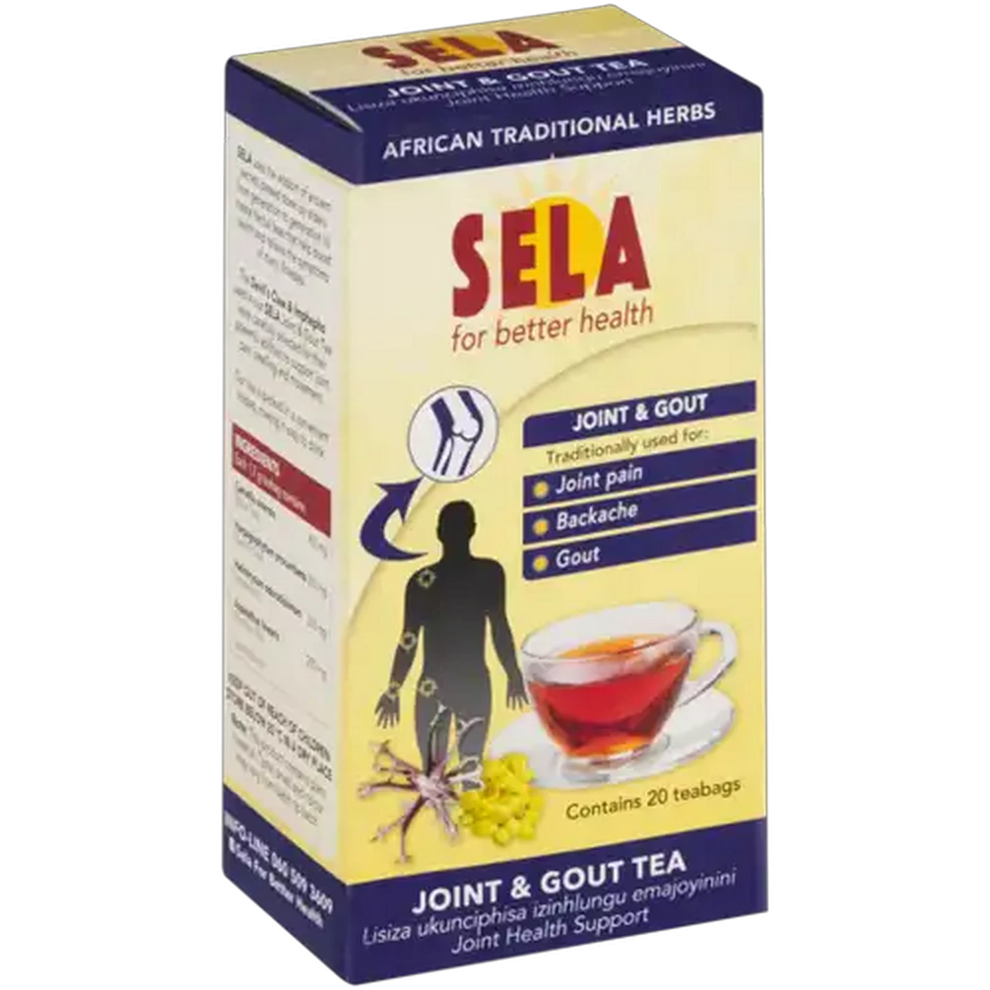 Image of Sela Joint Health Support Teabags 20 Pack