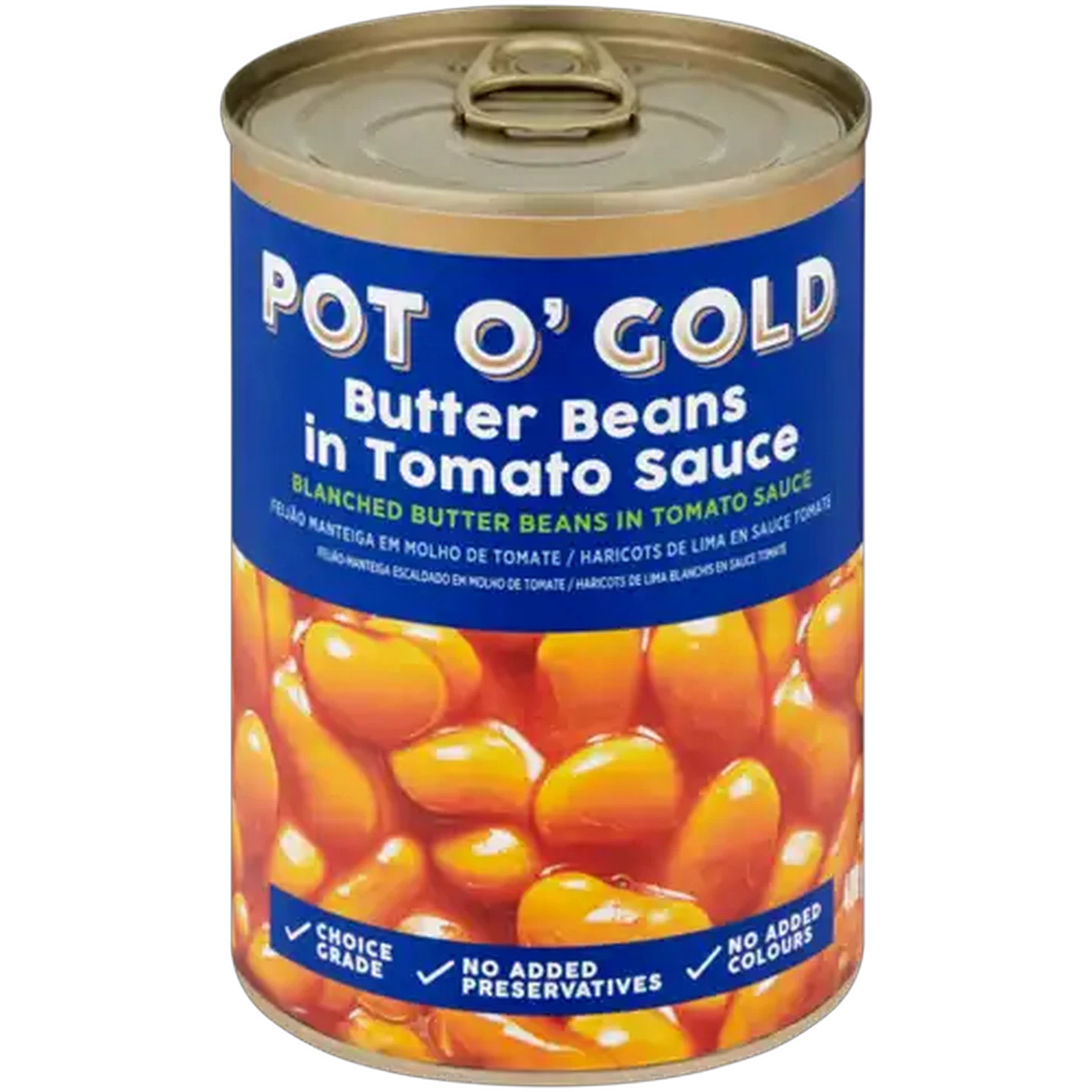 Image of Pot O' Gold Butter Beans in Tomato Sauce 400g