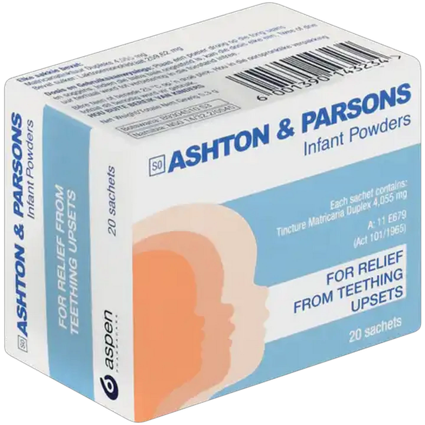 Image of Ashton & Parsons Teething Powders 20 Pack