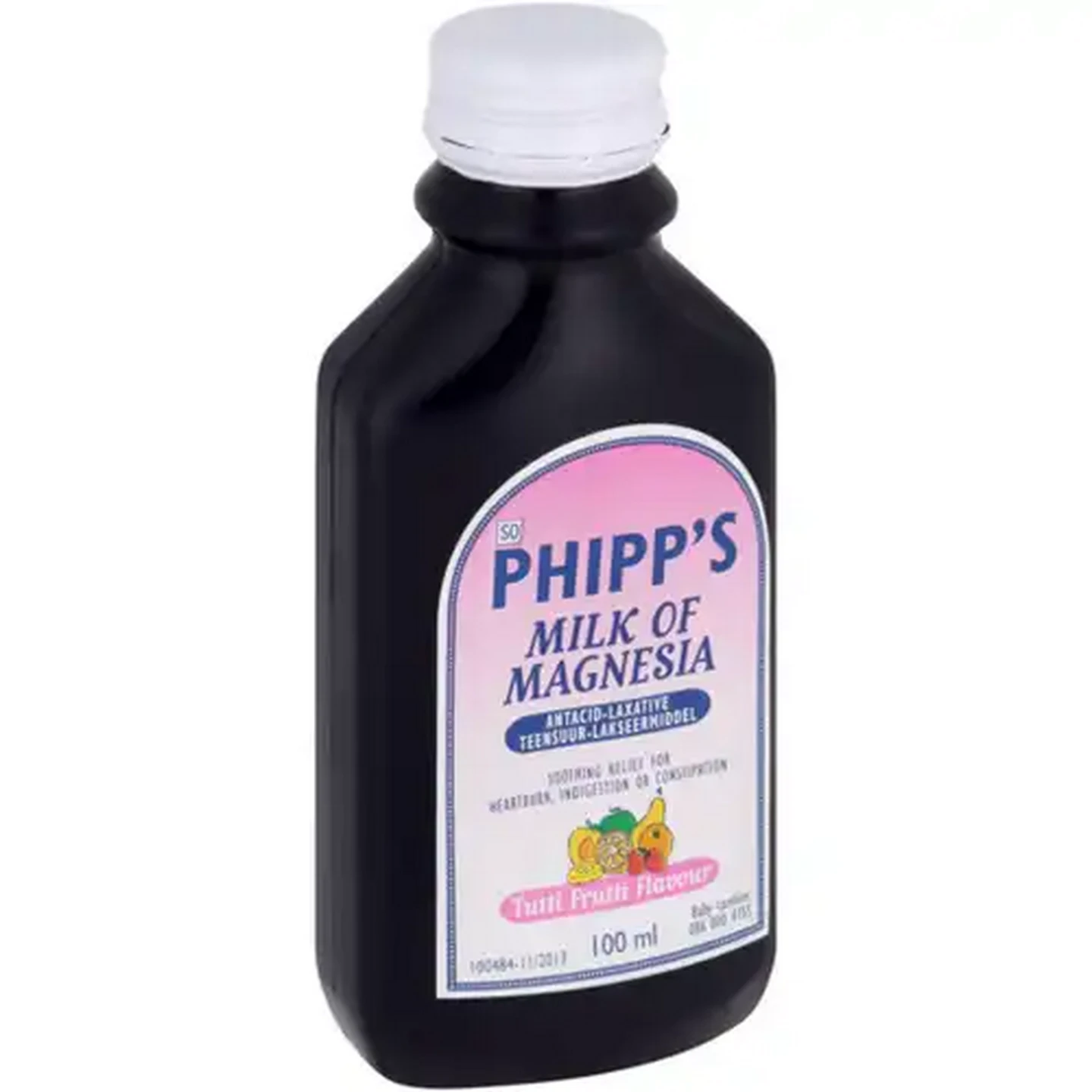 Image of Phipp's Tutti Frutti Flavour Milk of Magnesia 100ml