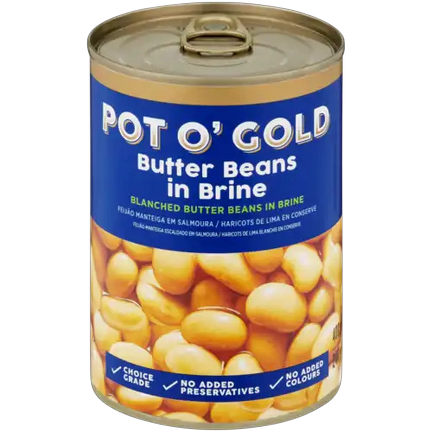 Image of Pot O' Gold Butter Beans in Brine 400g
