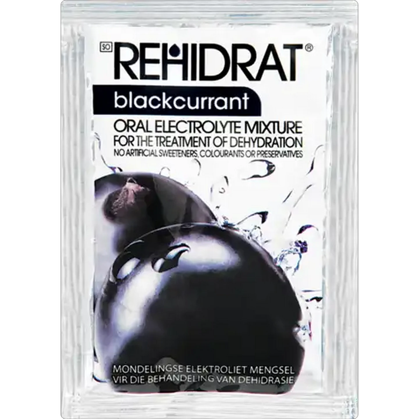 Image of Rehidrat Blackcurrant Oral Electrolyte Mixture Sachet 14g