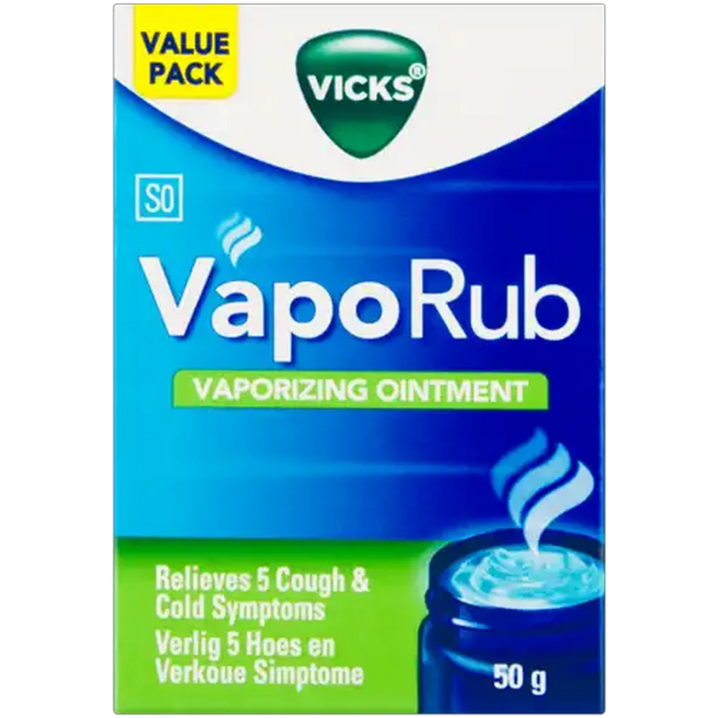 Image of Vicks VapoRub Vaporizing Ointment 50g
