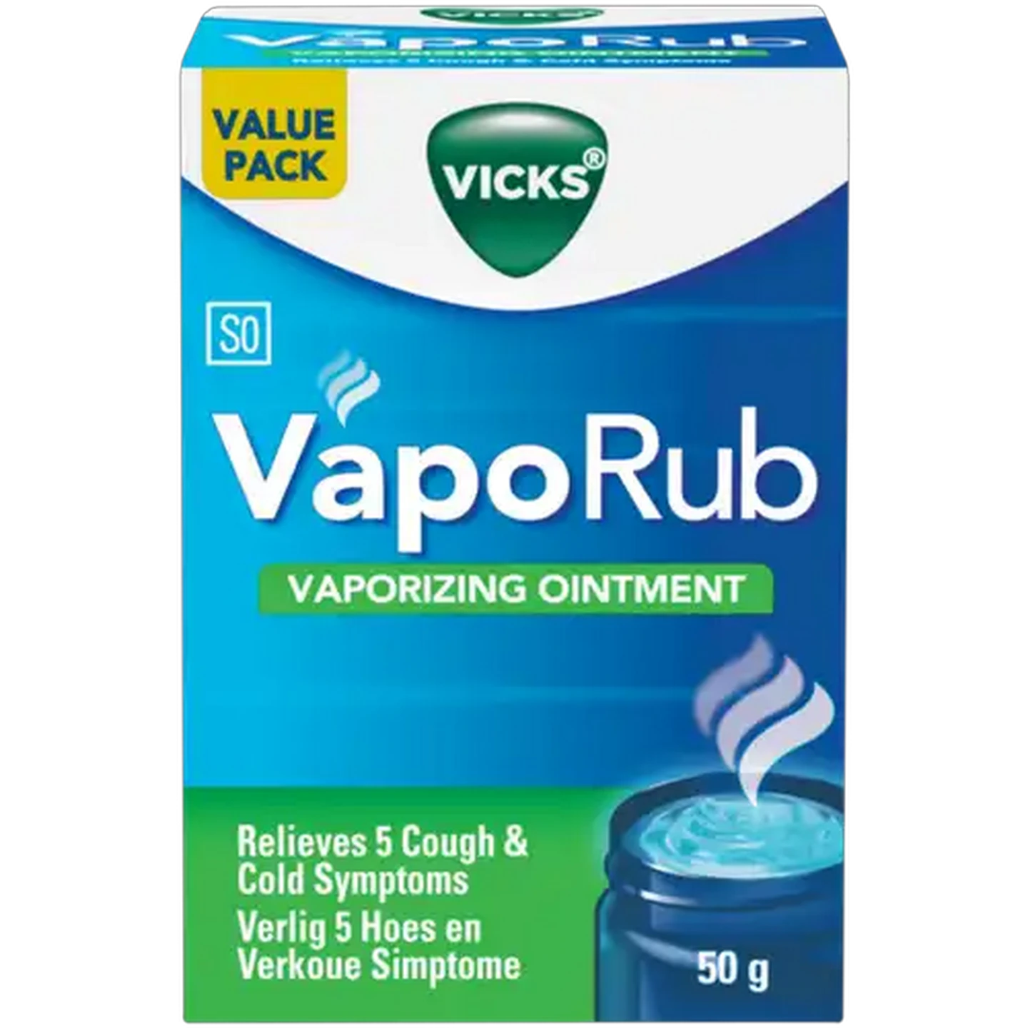 Image of Vicks VapoRub Vaporizing Ointment 50g
