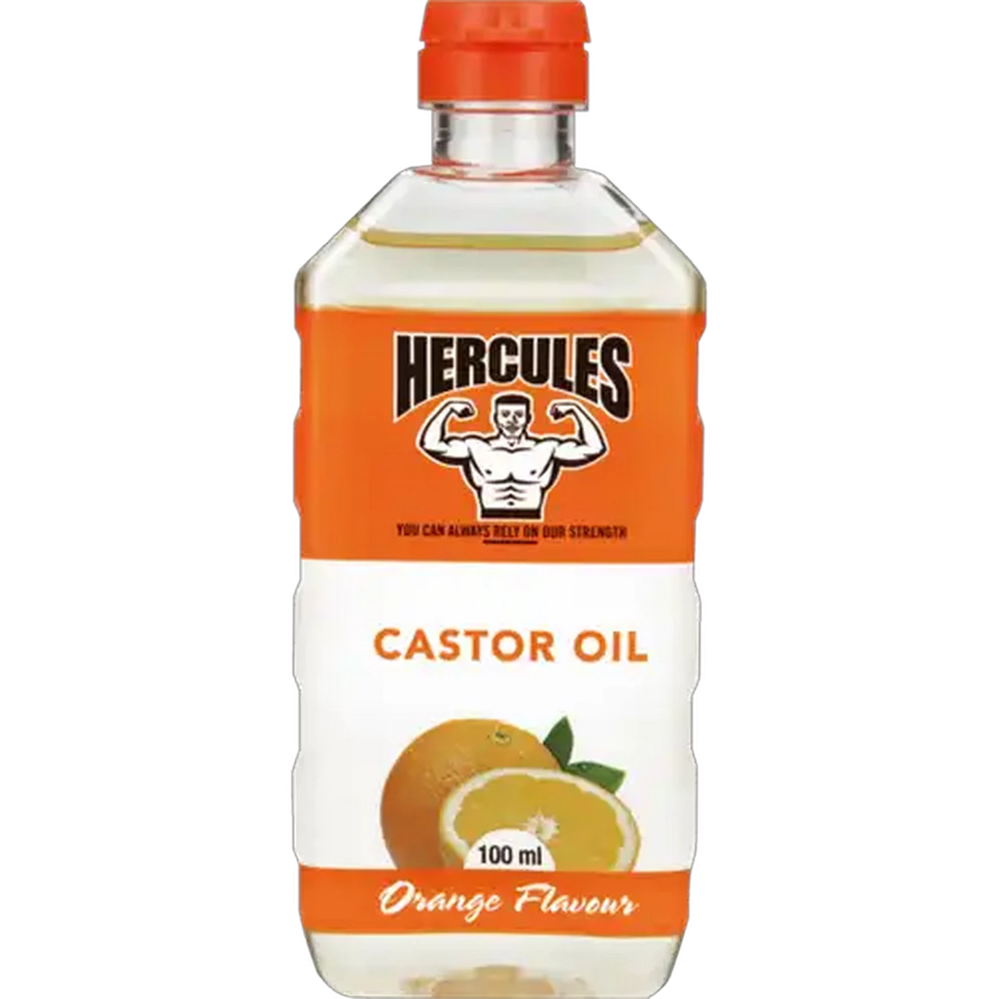 Image of Hercules Orange Flavoured Caster Oil 100ml