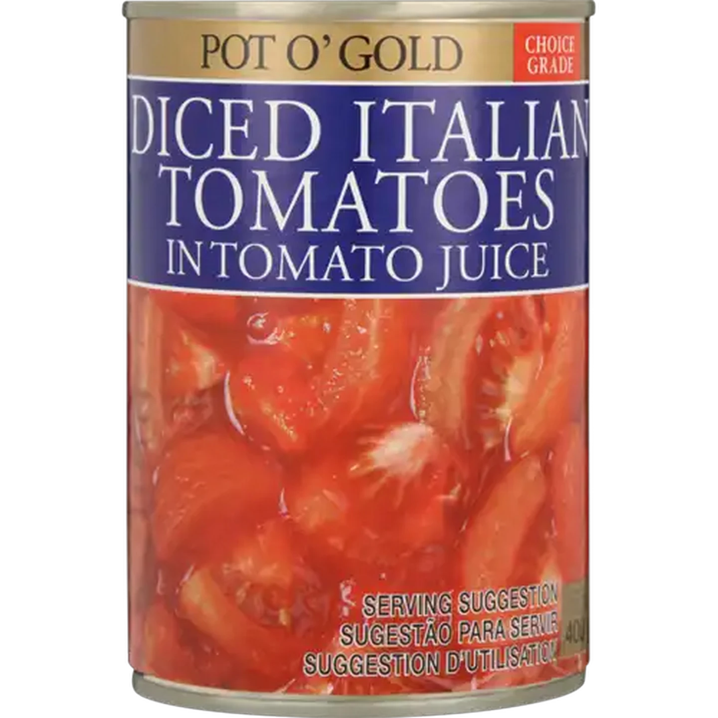 Image of Pot O' Gold Diced Italian Tomatoes In Juice 400g