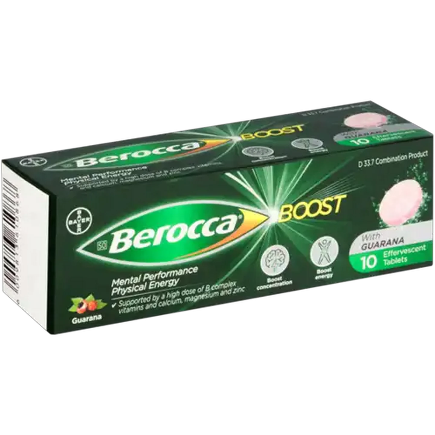 Image of Berocca Boost Effervescent Tablets 10 Pack