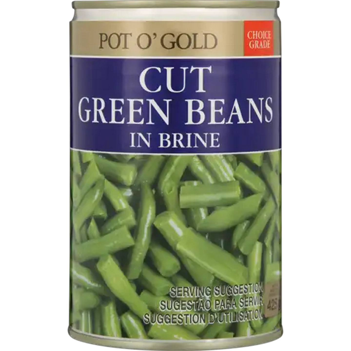 Image of Pot O' Gold Green Beans Cut In Brine 425g