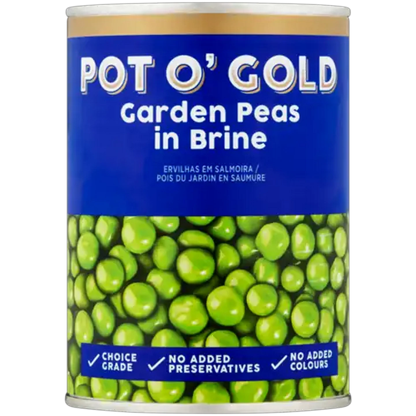 Image of Pot O' Gold Garden Peas in Brine 400g