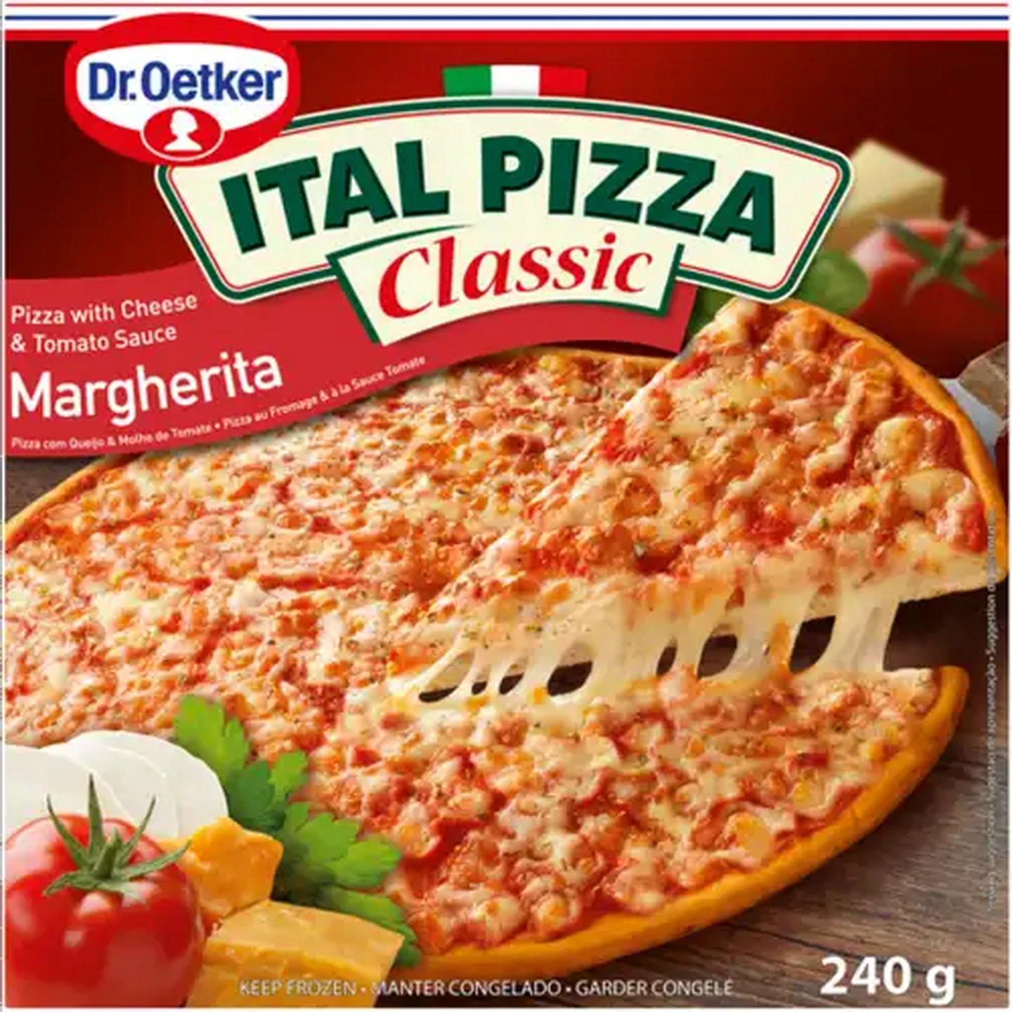 Image of Dr. Oetker Frozen Ital Pizza Classic Margherita Pizza 240g