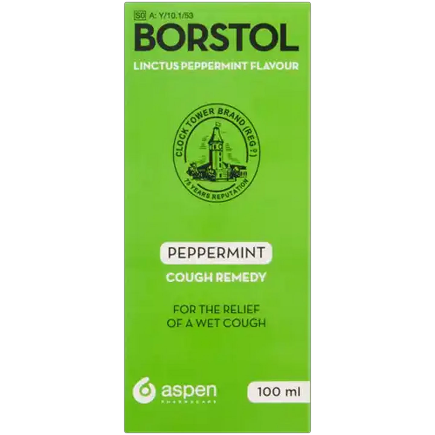 Image of Borstol Peppermint Flavoured Cough Syrup 100ml