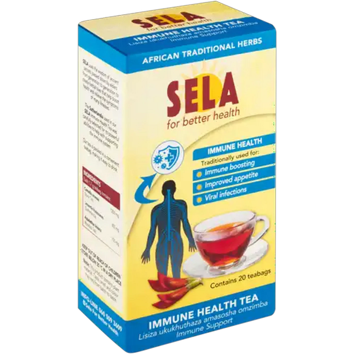 Image of Sela Health Teabags 20 Pack