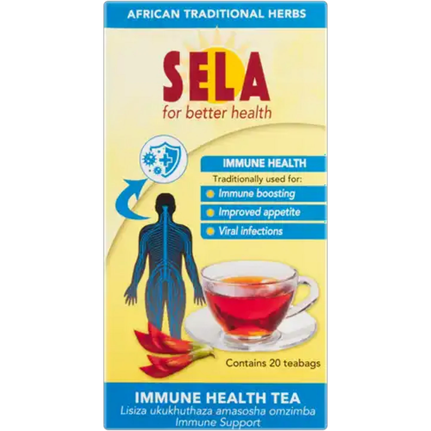 Image of Sela Health Teabags 20 Pack