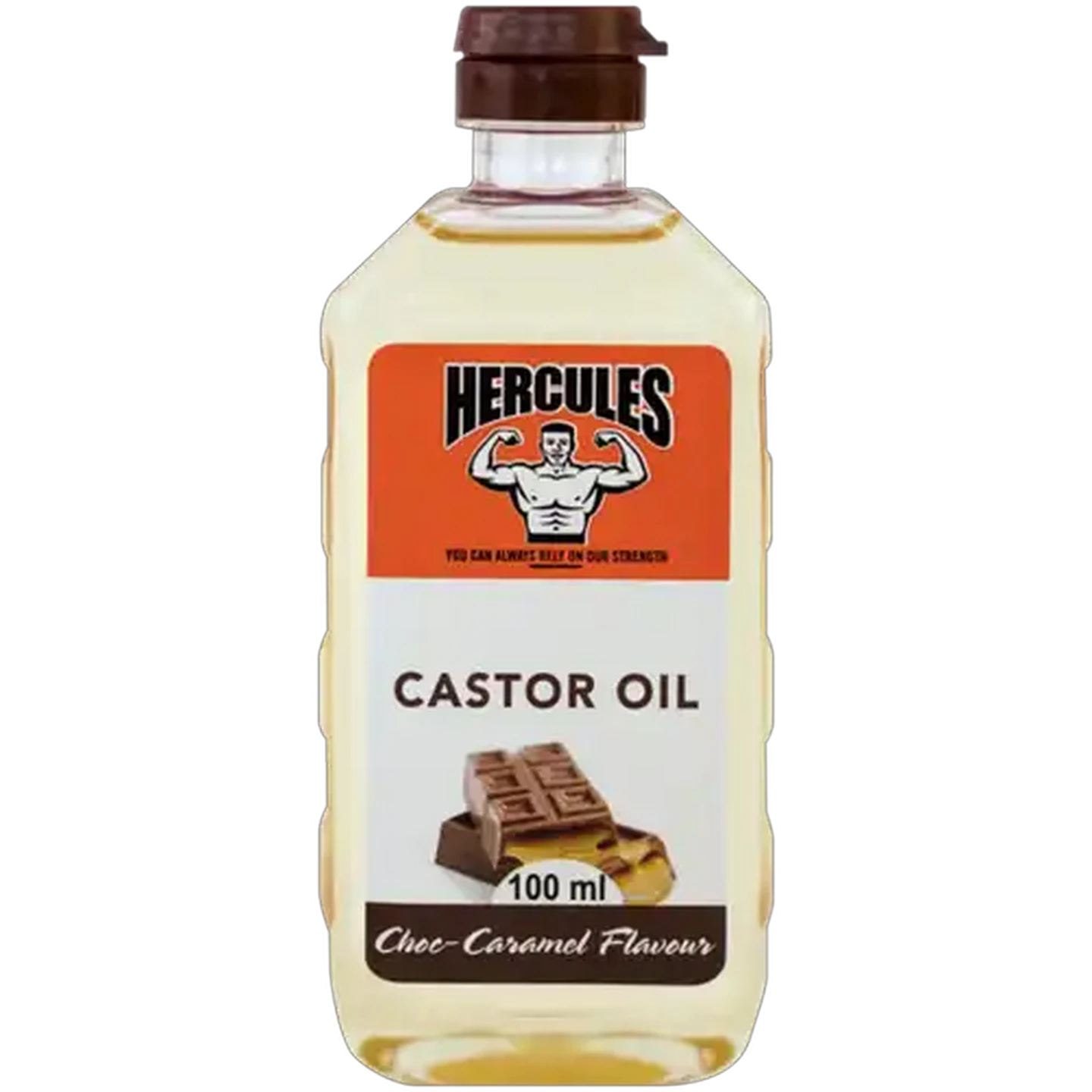 Image of Hercules Choc-Caramel Flavoured Castor Oil 100ml