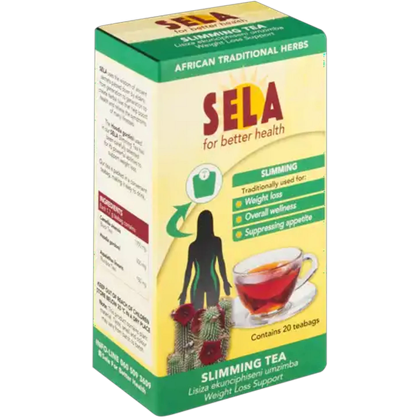 Image of Sela Slimming Tea Bags 20 Pack