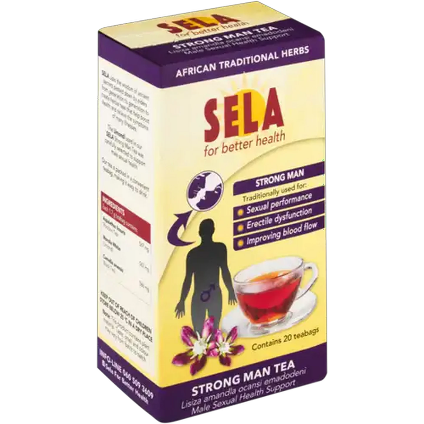 Image of Sela Strong Man Tea Bags 20 Pack