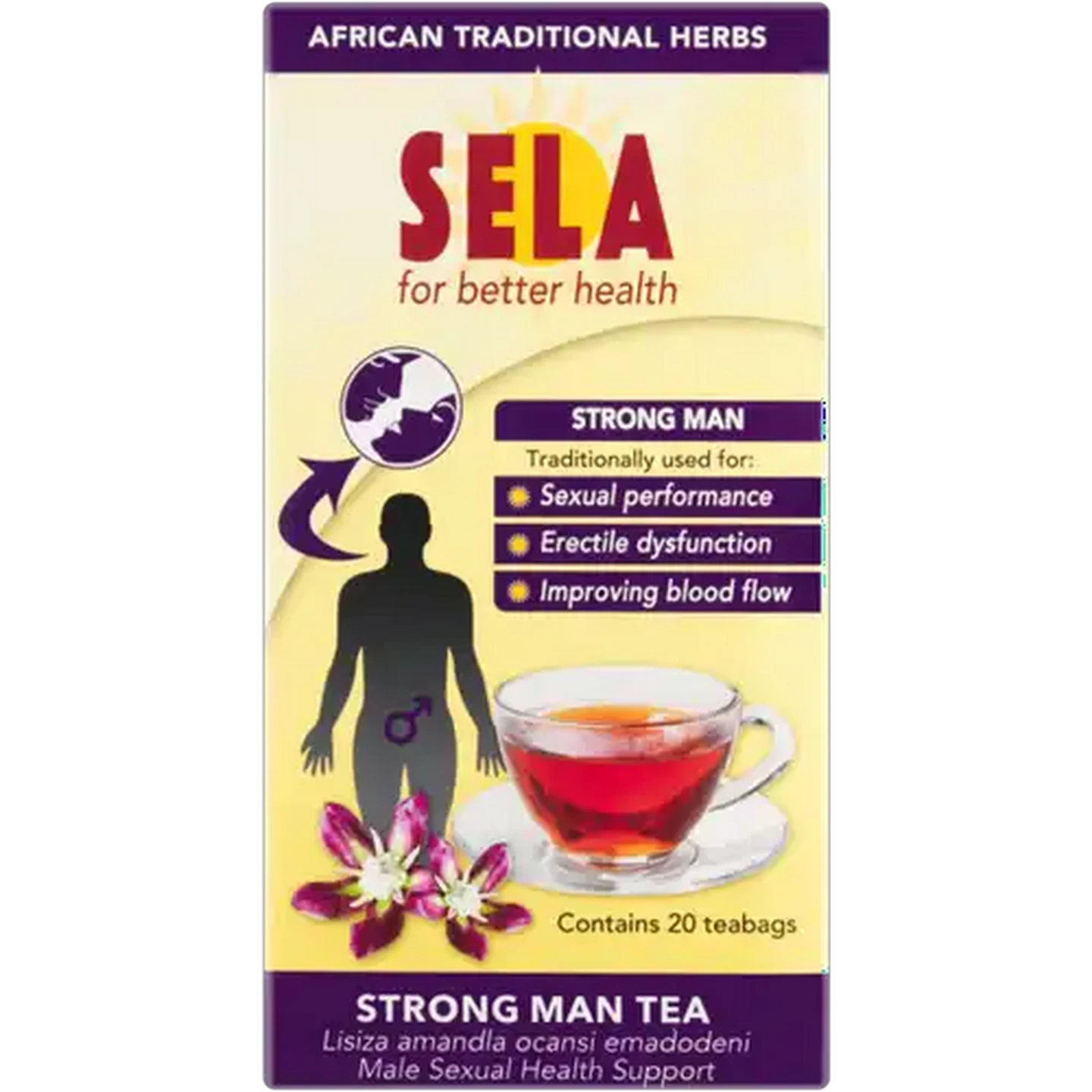 Image of Sela Strong Man Tea Bags 20 Pack