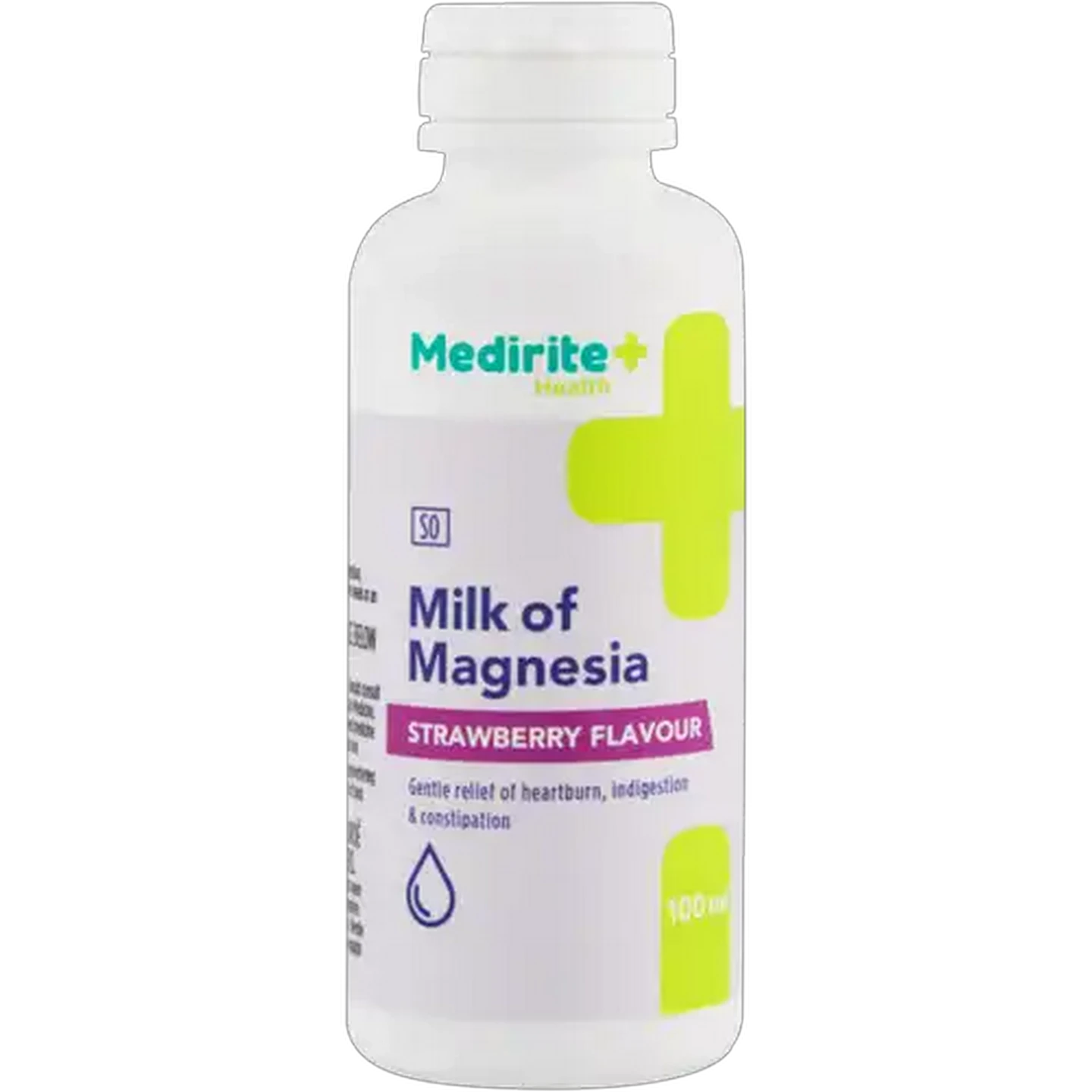 Image of Medirite Pharmacy Strawberry Flavoured Anti Acid Magnesium Milk 100ml