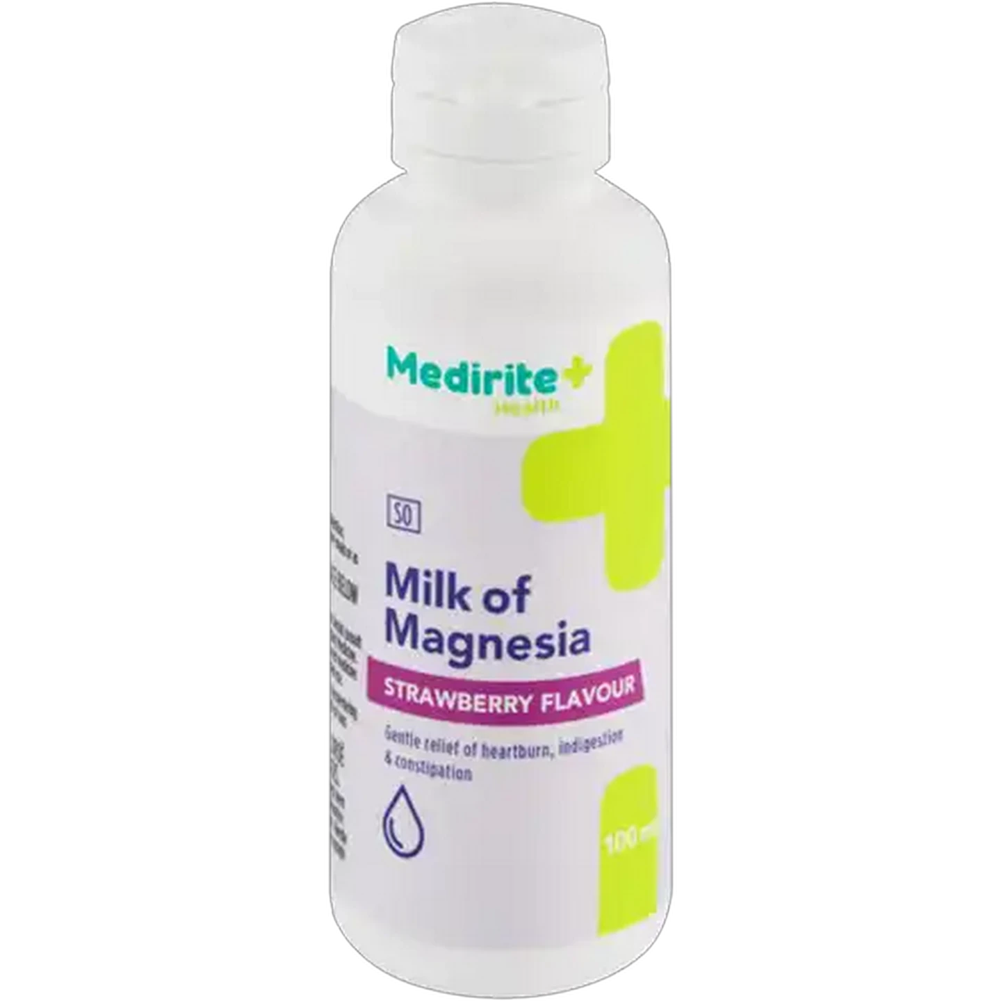Image of Medirite Pharmacy Strawberry Flavoured Anti Acid Magnesium Milk 100ml