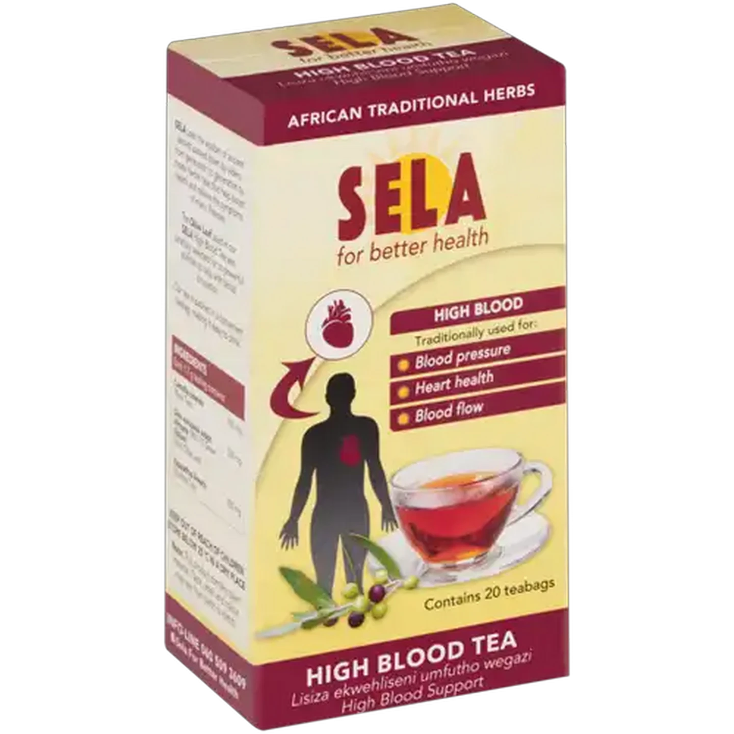 Image of Sela High Blood Tea 20 Pack