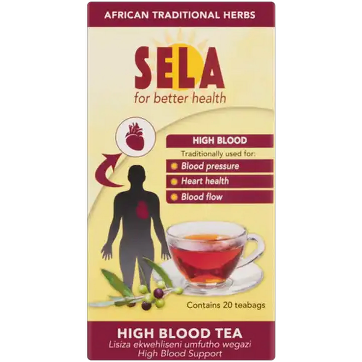 Image of Sela High Blood Tea 20 Pack