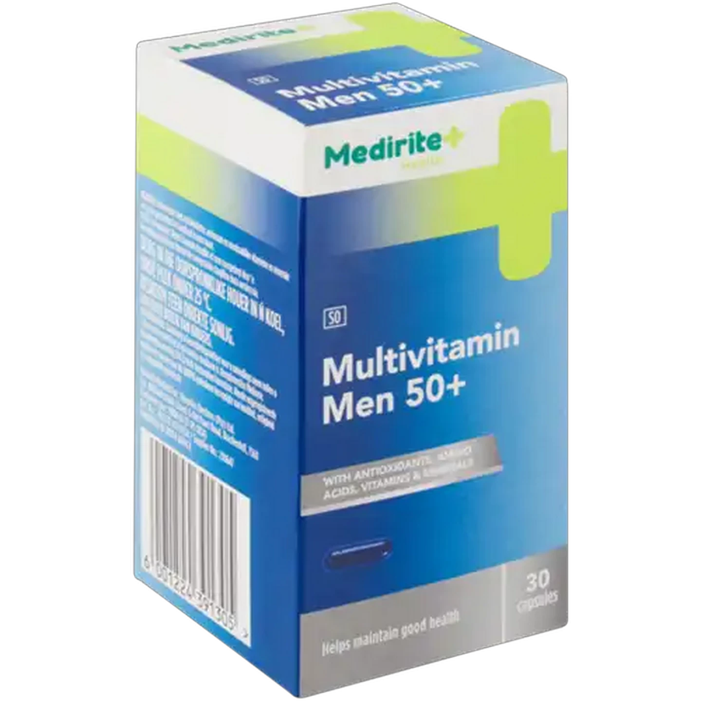 Image of Medirite Men 50+ Multivitamin Capsules 30 Pack