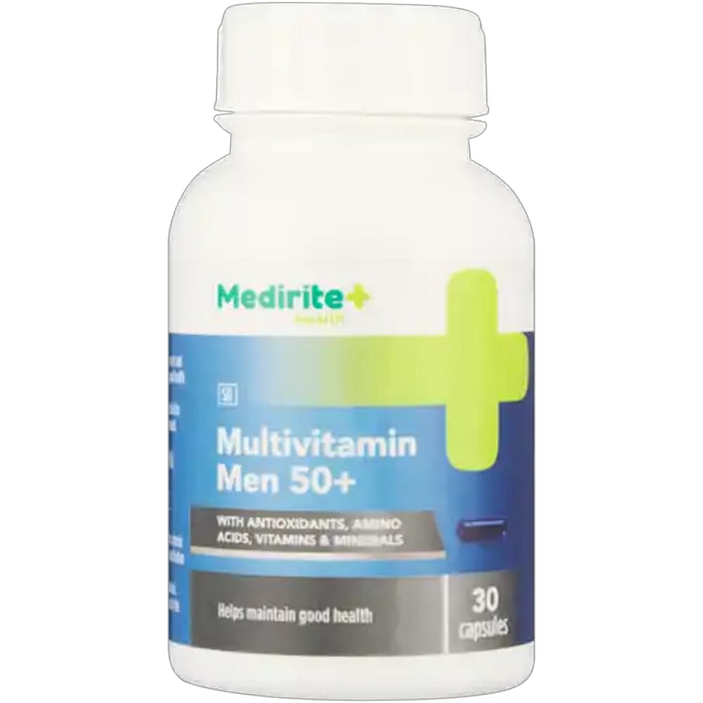 Image of Medirite Men 50+ Multivitamin Capsules 30 Pack