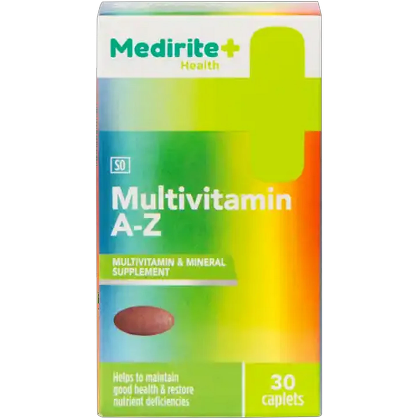 Image of Medirite Multivitamin A-Z Caplets 30 Pack