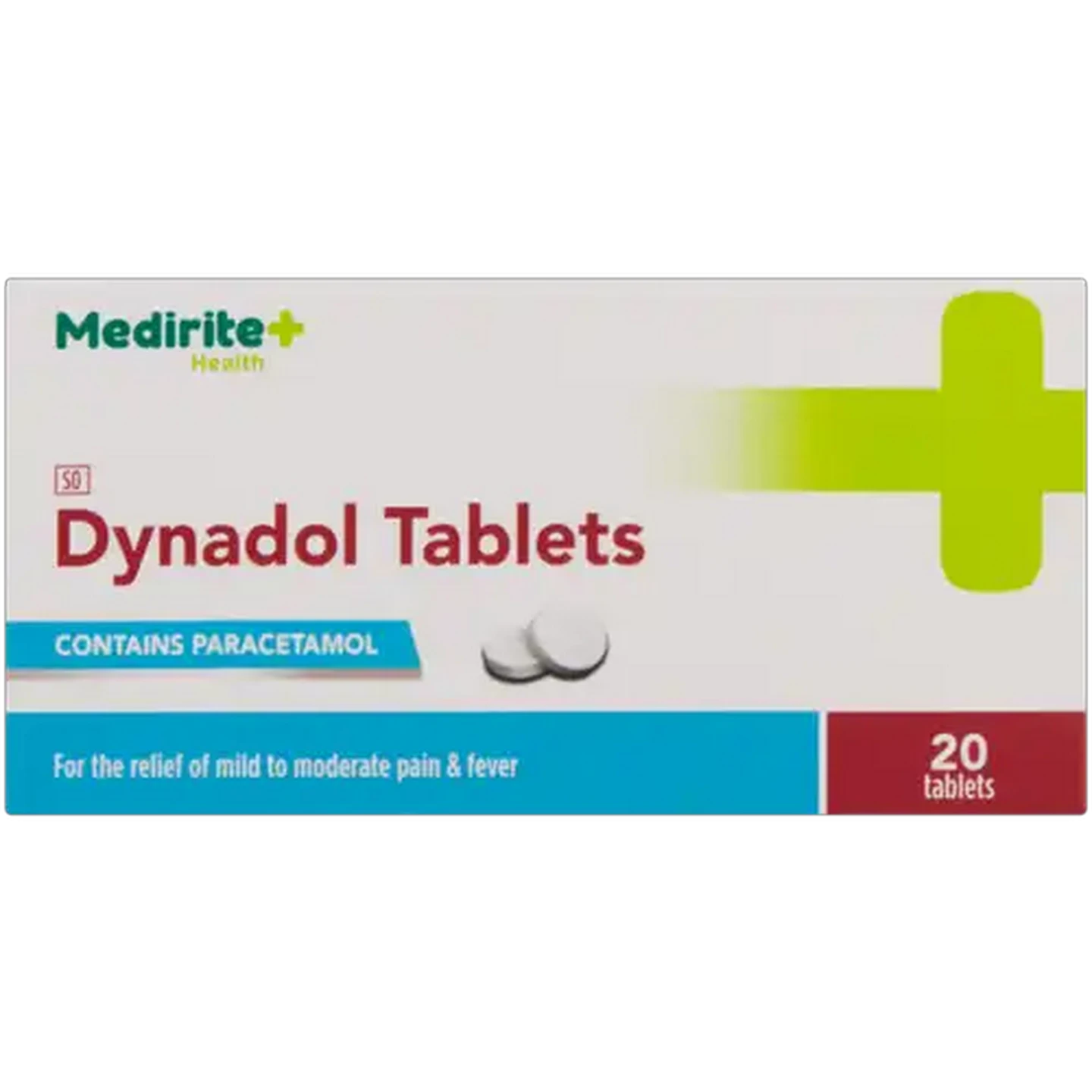 Image of Medirite Dynadol Pain Relief  Tablets 20 Pack