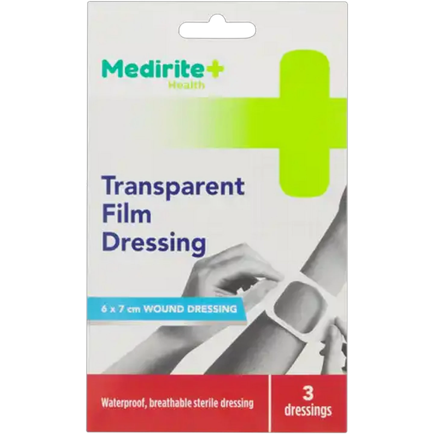 Image of Medirite Transparent Film Dressings 3 Pack