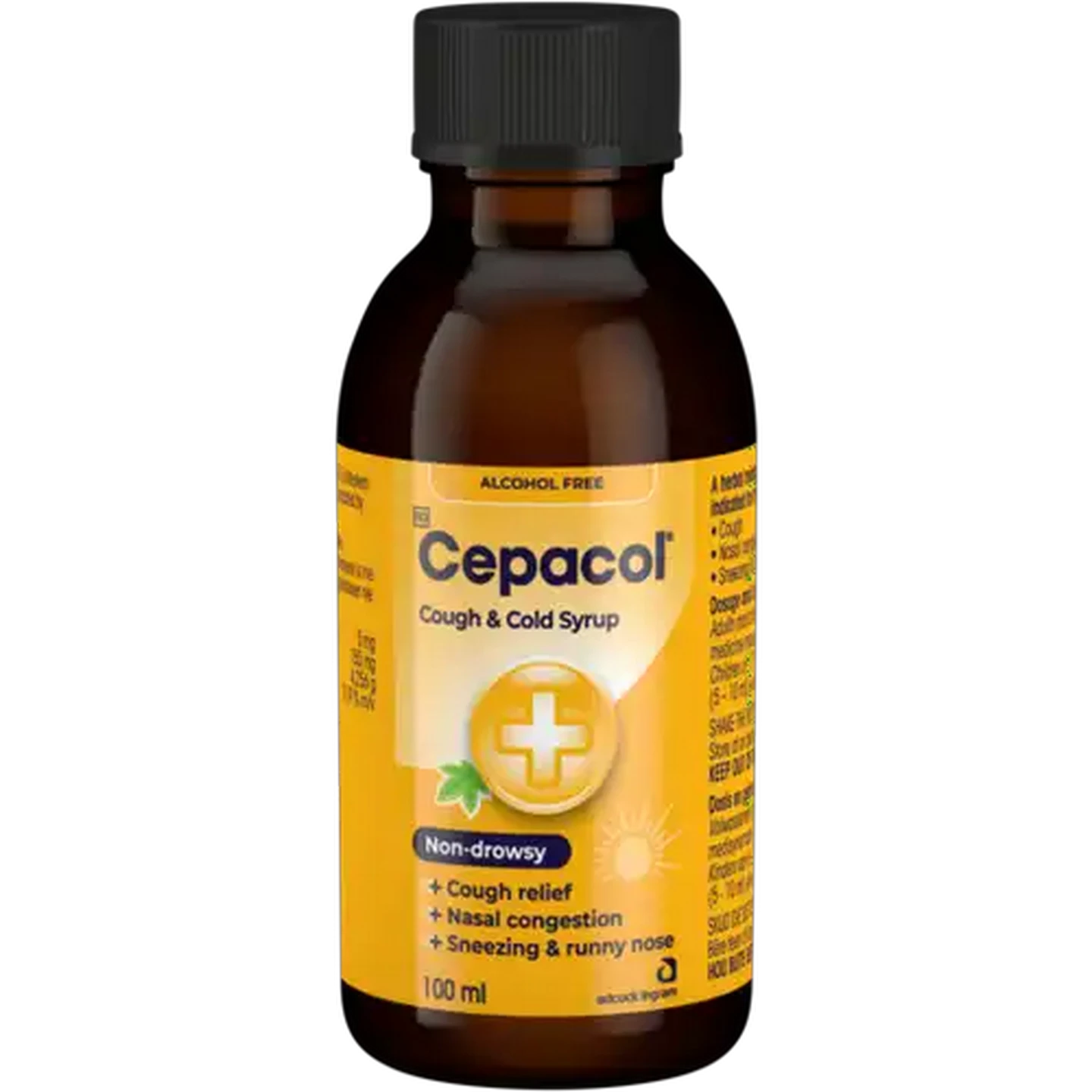 Image of Cepacol Non-Drowsy Cough & Cold Syrup 100ml