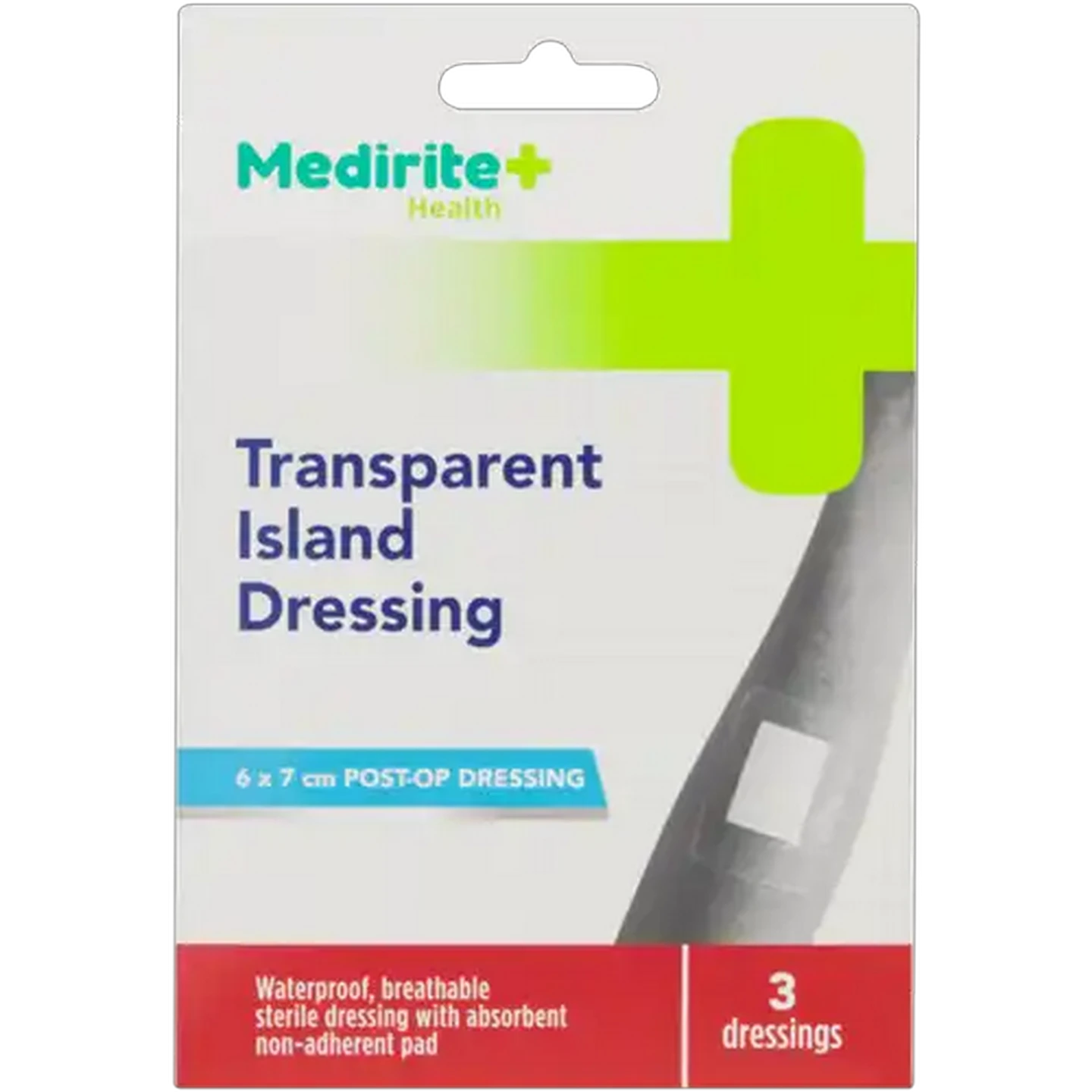 Image of Medirite Transparent Island Dressings 3 Pack
