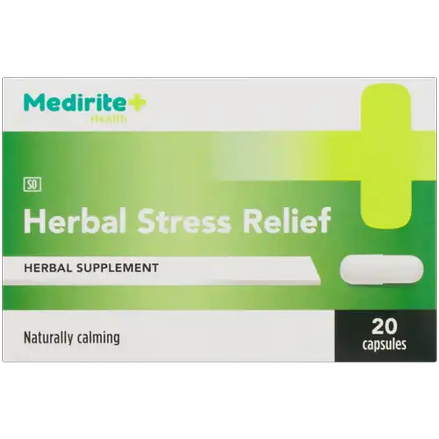 Image of Medirite Herbal Stress Relief Capsules 20 Pack