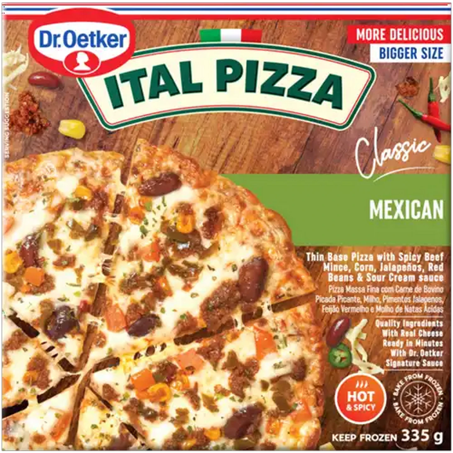 Image of Dr. Oetker Ital Pizza Classic Frozen Mexican Pizza 335g