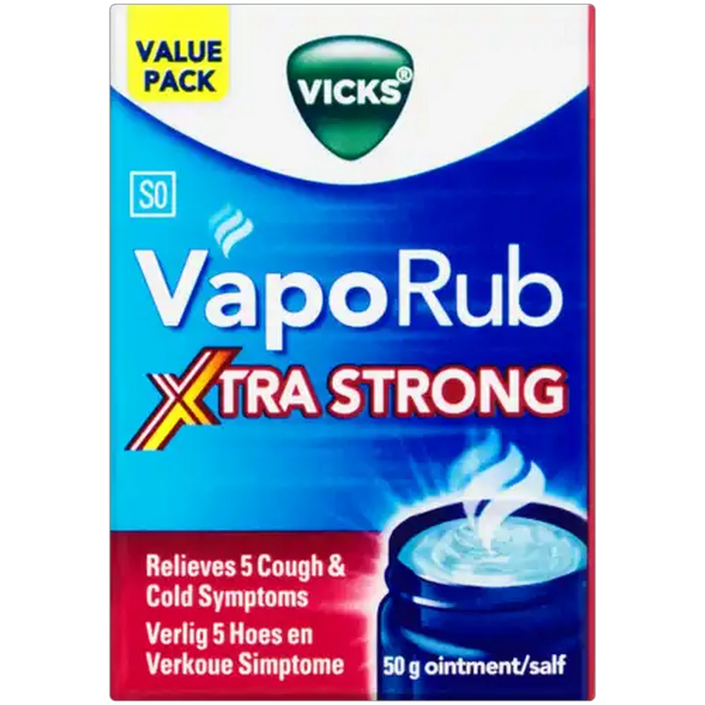 Image of Vicks Xtra Strong VapoRub Ointment 50g