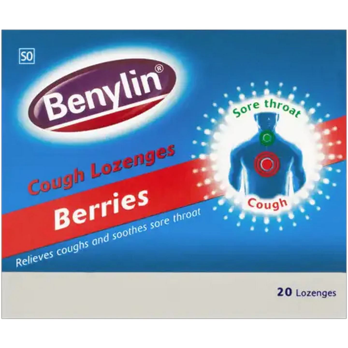 Image of Benylin Berries Cough Lozenges 20 Pack