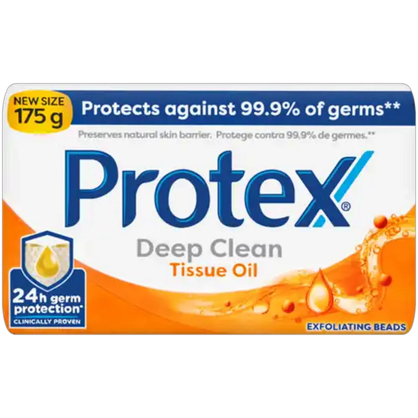 Image of Protex Deep Clean Tissue Oil Bar Soap 175g