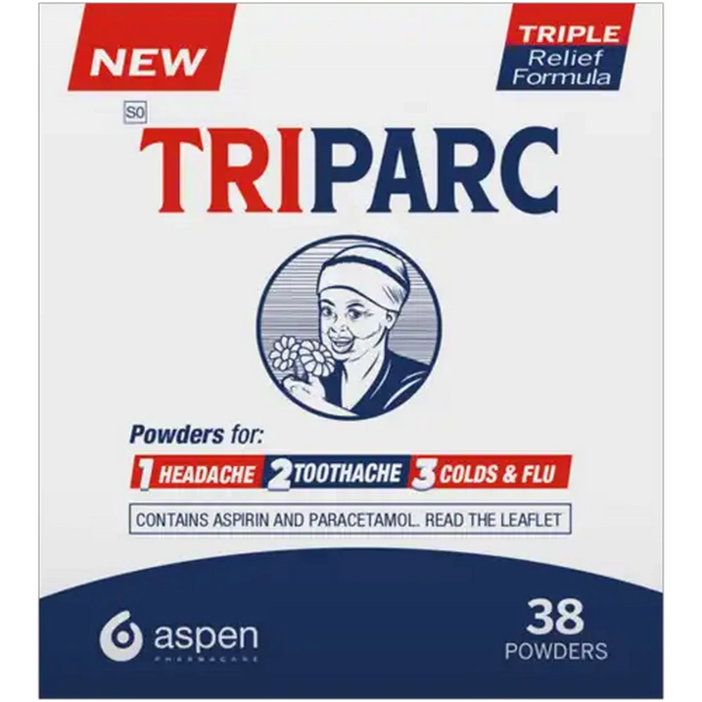 Image of TRIPARC Triple Relief Formula Powder 38 Pack