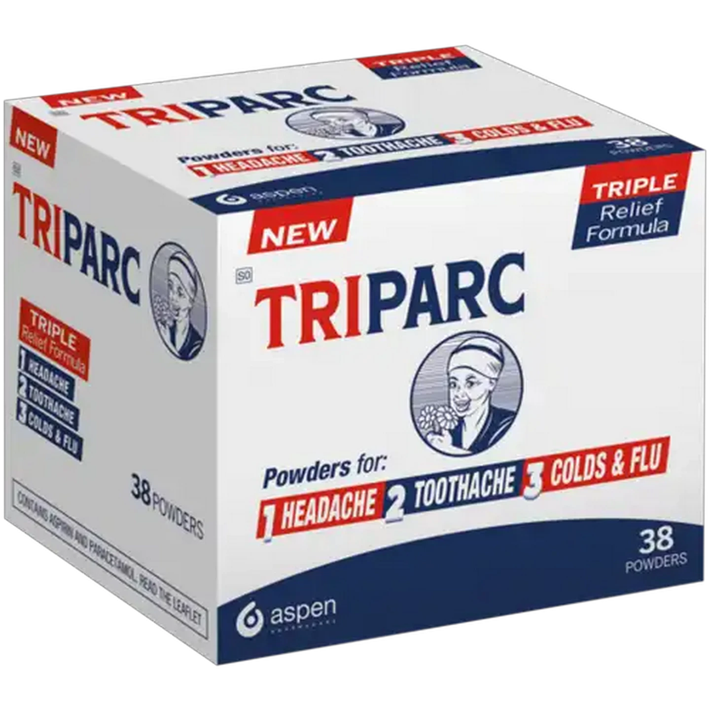 Image of TRIPARC Triple Relief Formula Powder 38 Pack