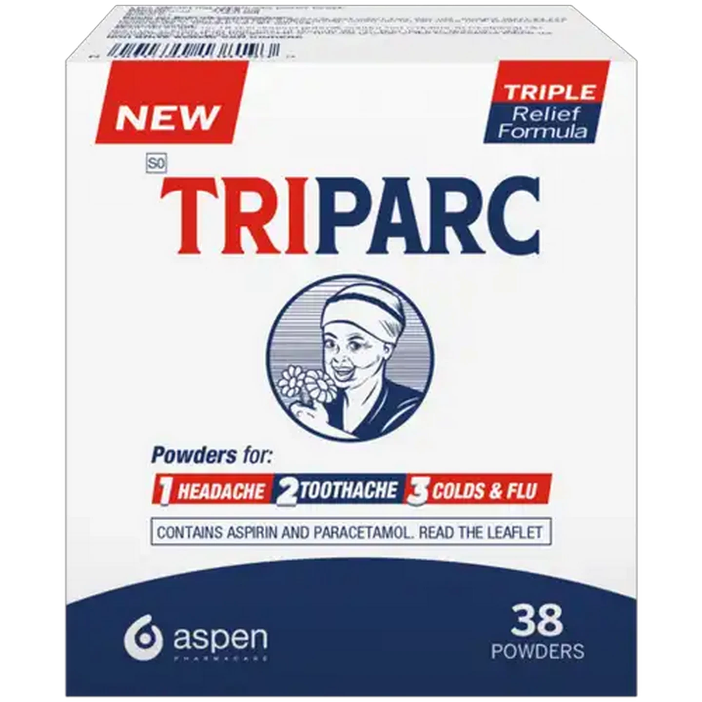 Image of TRIPARC Triple Relief Formula Powder 38 Pack