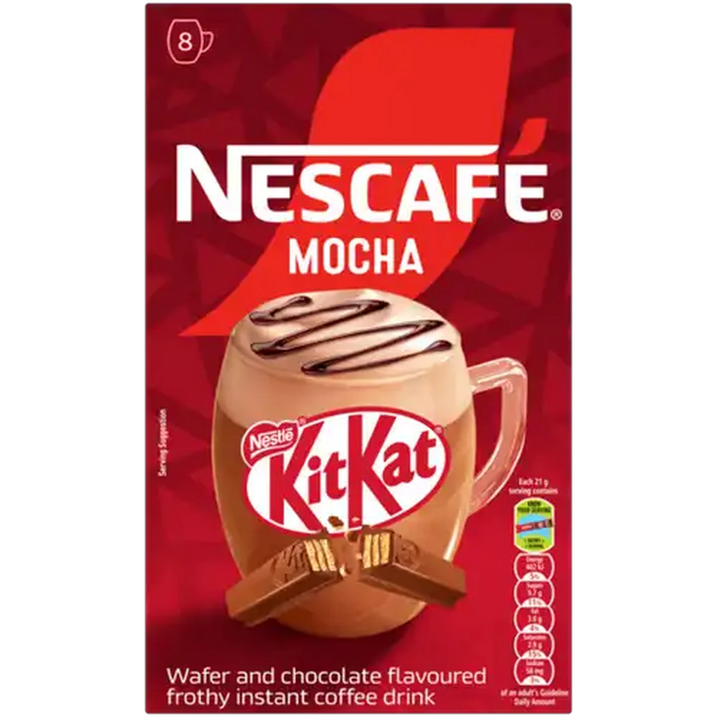 Image of KitKat Mocha Instant Coffee Drink 8 Pack