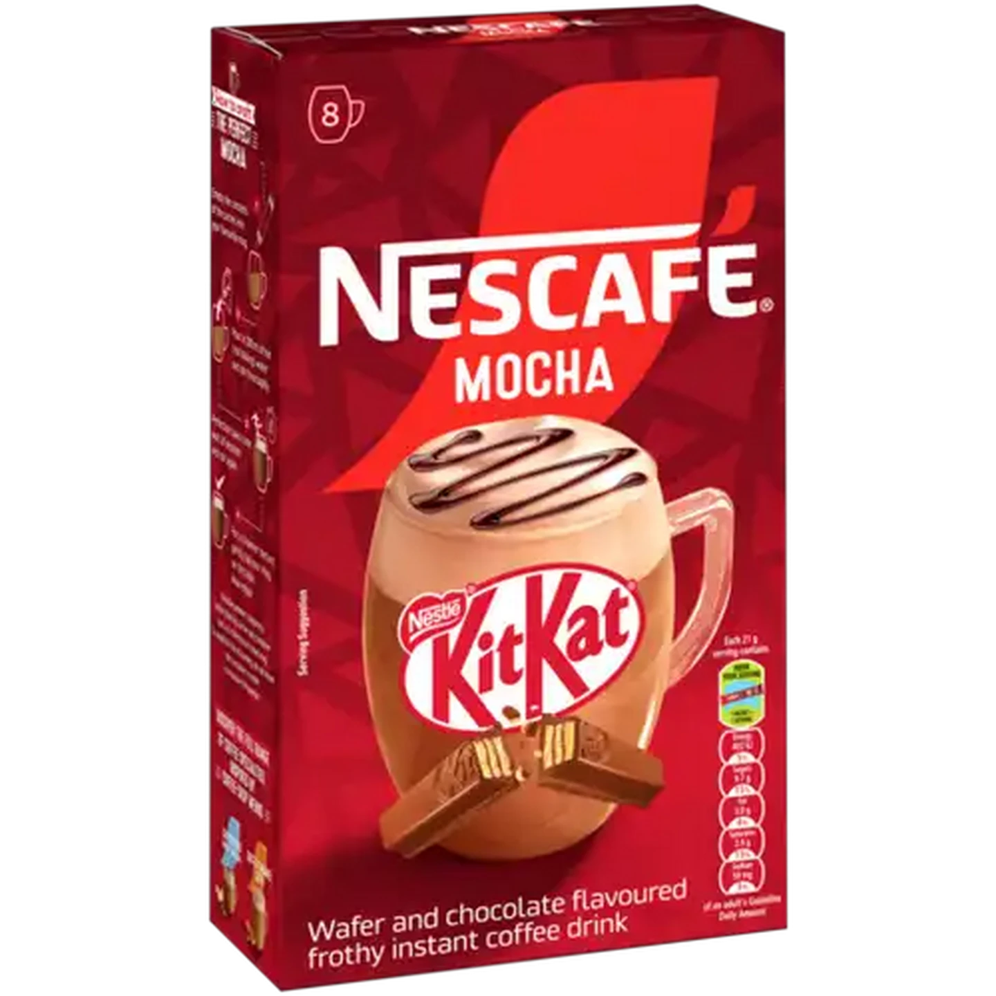 Image of KitKat Mocha Instant Coffee Drink 8 Pack