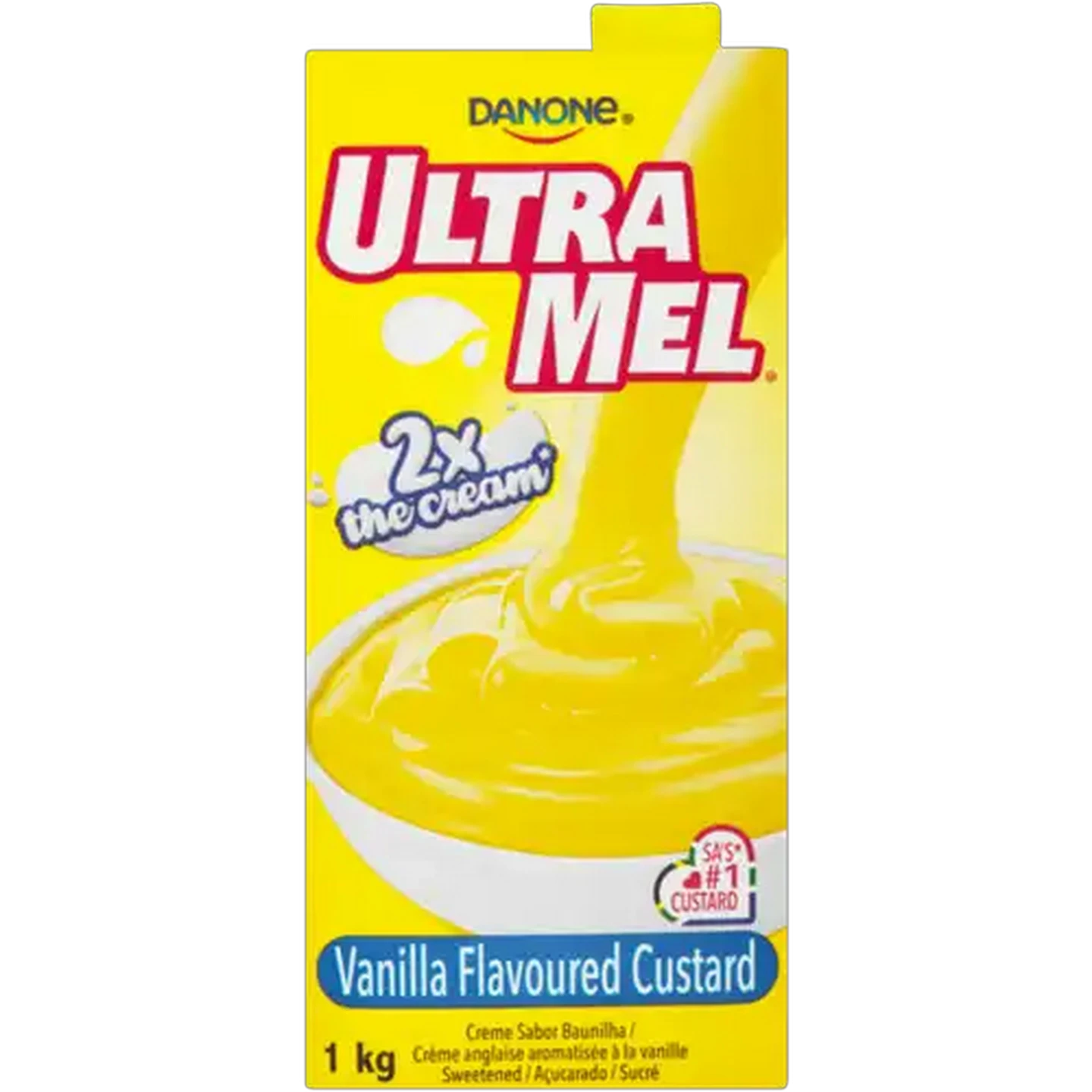 Image of Danone Ultra Mel Vanilla Flavoured Custard 1kg