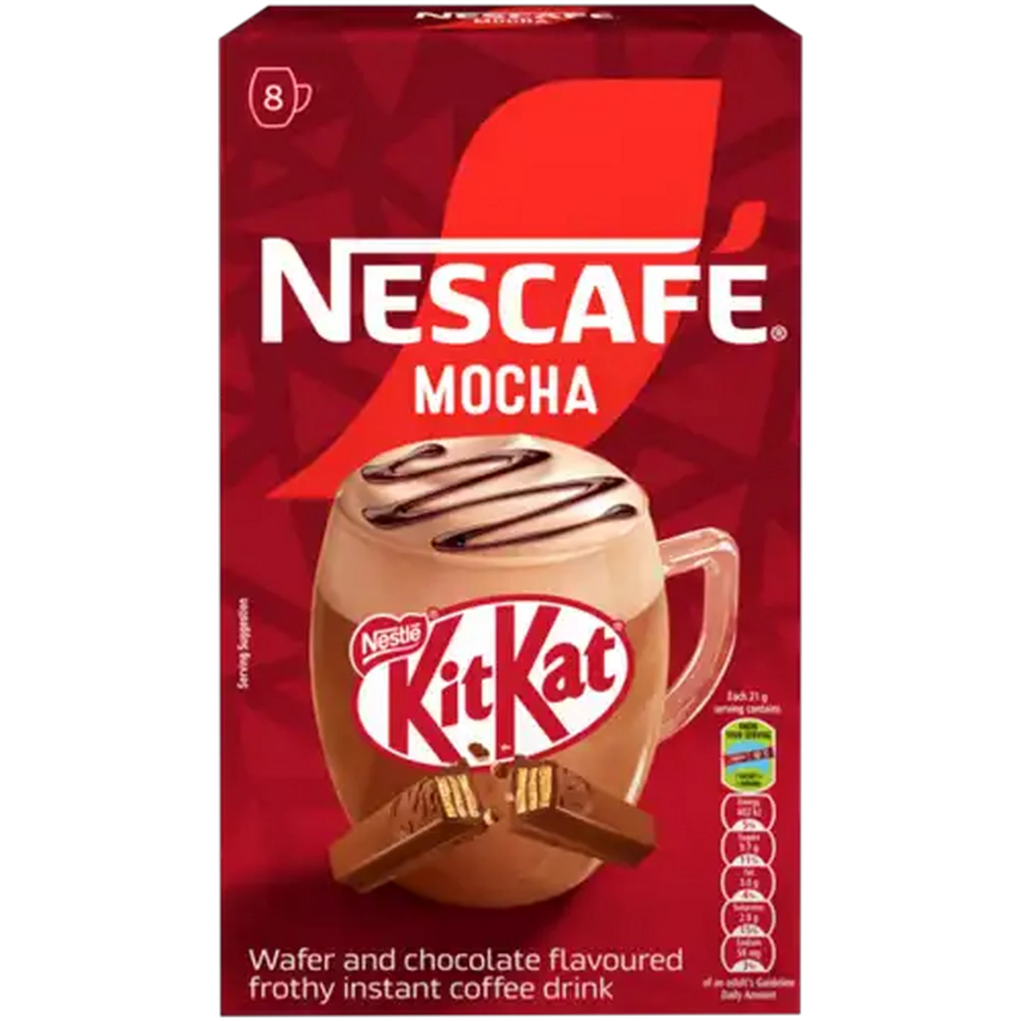 Image of KitKat Mocha Instant Coffee Drink 8 Pack
