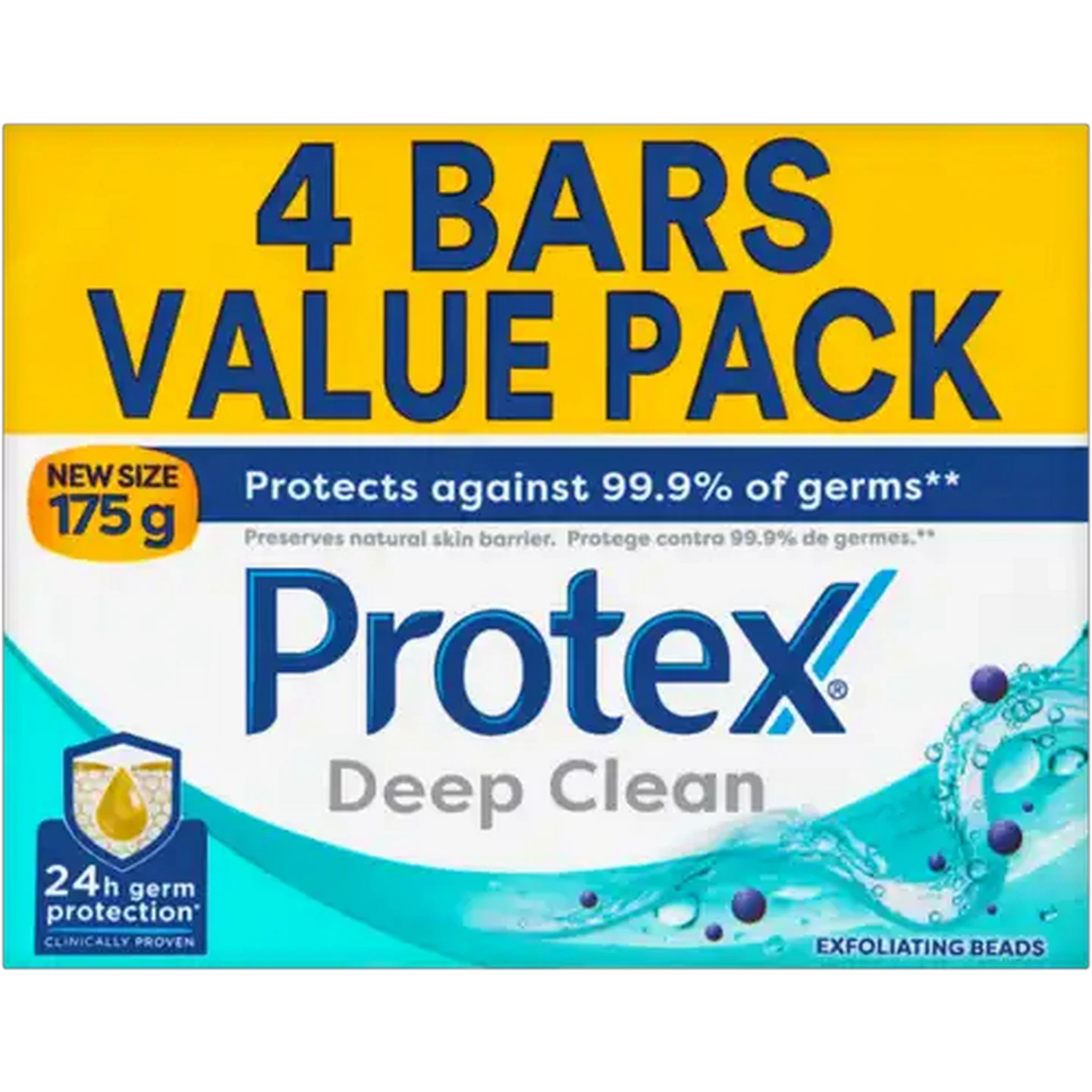 Image of Protex Deep Clean Bar Soap 4 x 175g