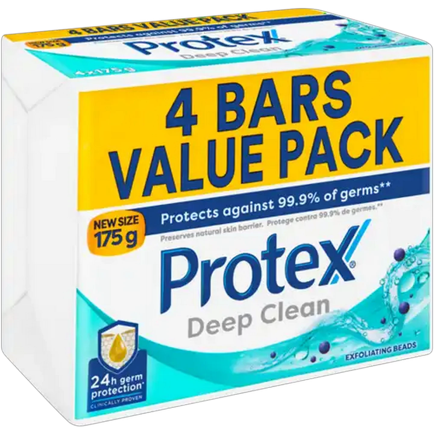 Image of Protex Deep Clean Bar Soap 4 x 175g