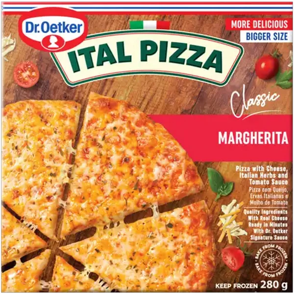 Dr. Oetker Ital Pizza Classic Frozen Margherita Pizza 280g