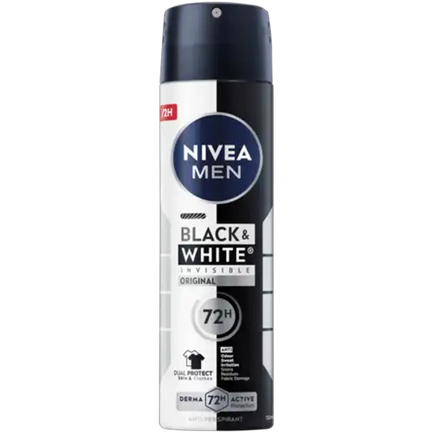 Image of NIVEA MEN Black & White Invisible Original Anti-Perspirant Spray 150ml